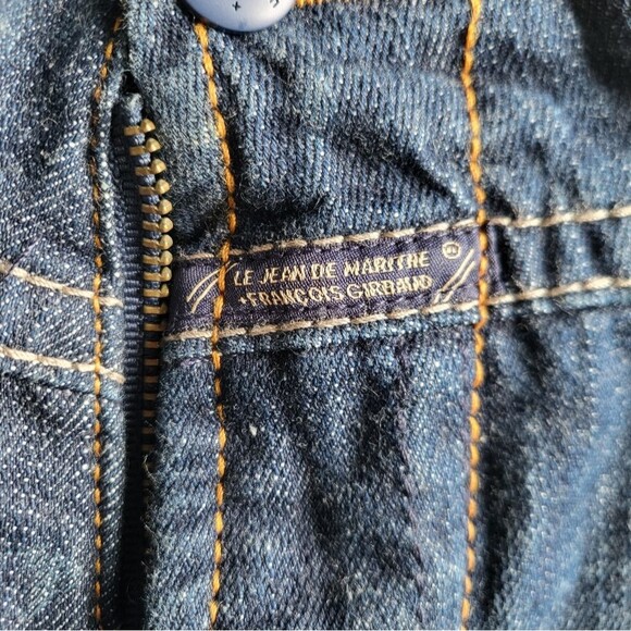 Vtg Marithe Francois Girbaud Jeans 42 Dark Baggy African Cut Pockets - Picture 5 of 15